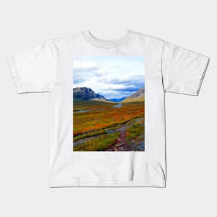 Kungsleden (The Kings Trail), Sweden Kids T-Shirt